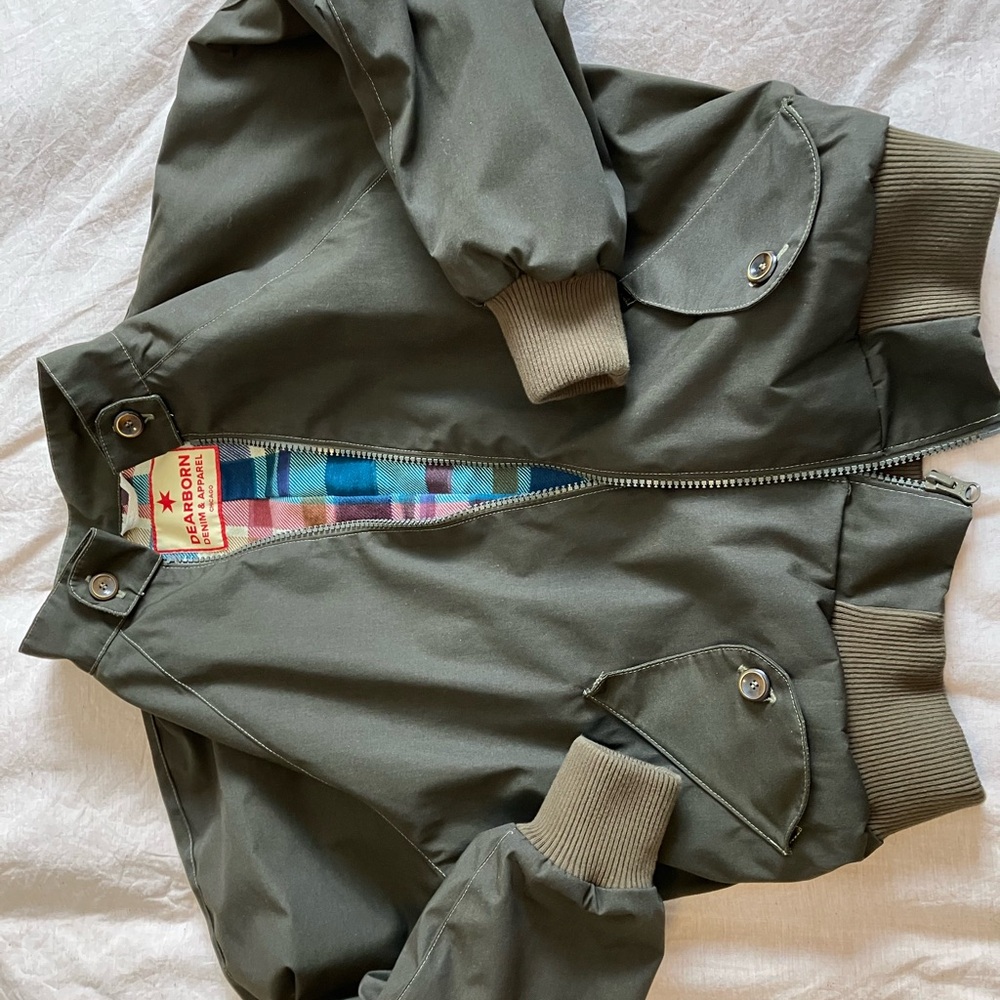 Dearborn Denim HARRINGTON JACKET - OLIVE